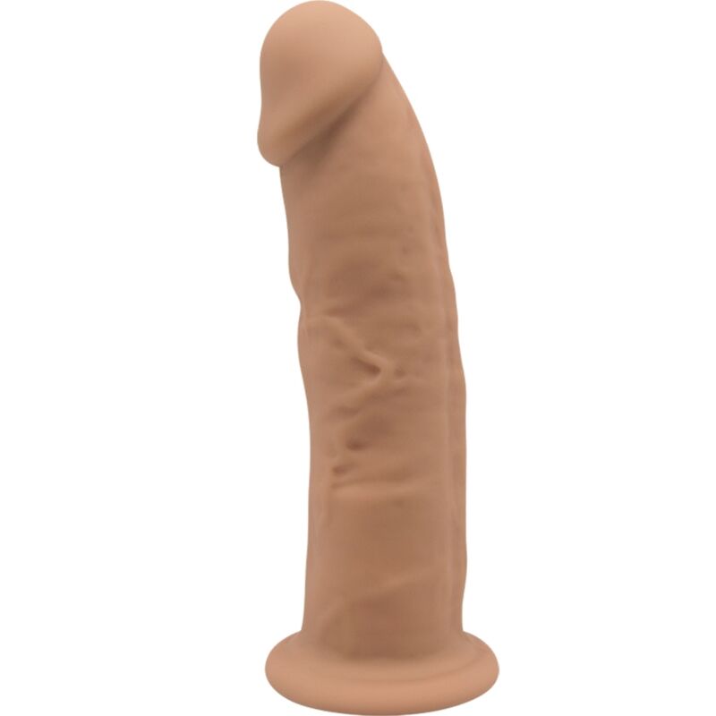 SILEXD – MODELO 2 PENE REALISTICO SILICONA PREMIUM SILEXPAN CARAMELO 15 CM