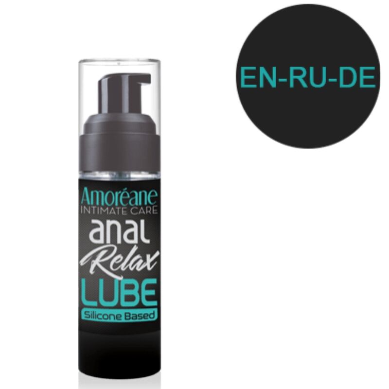 AMOREANE – LUBRICANTE ANAL BASE DE SILICONA 30 ML EN/RU/DE