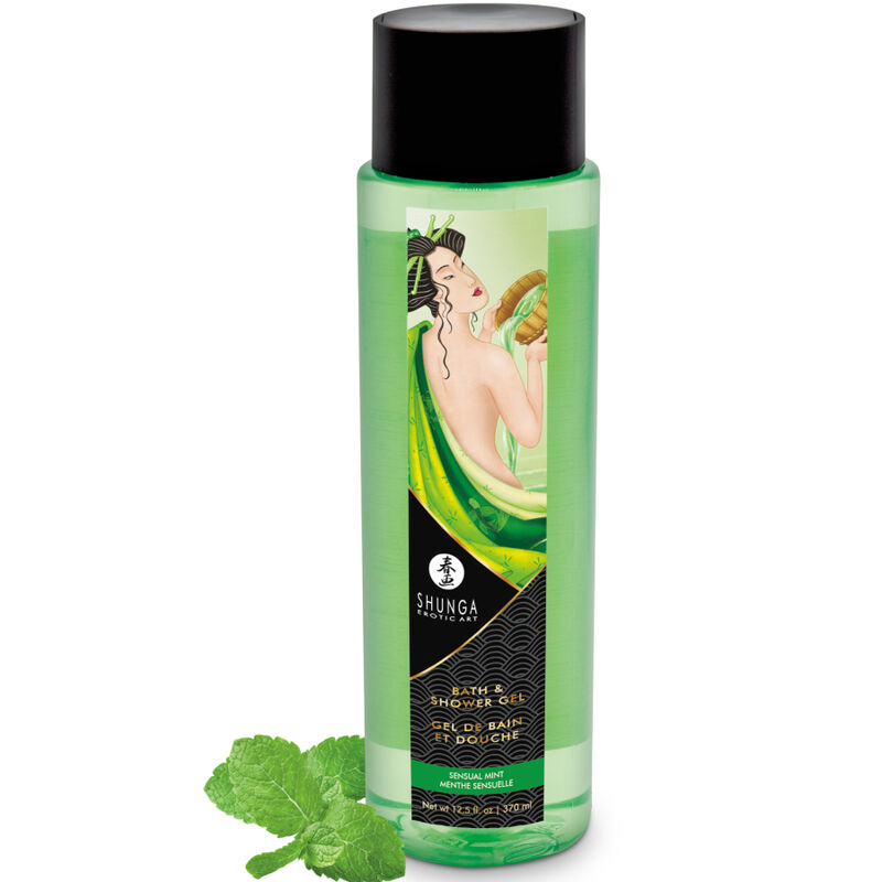 SHUNGA – GEL DE BAÑO  DUCHA MENTA 370 ML