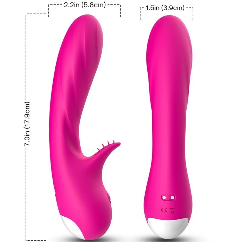 ARMONY – ROMANCE VIBRADOR CON ESTIMULADOR FUCSIA