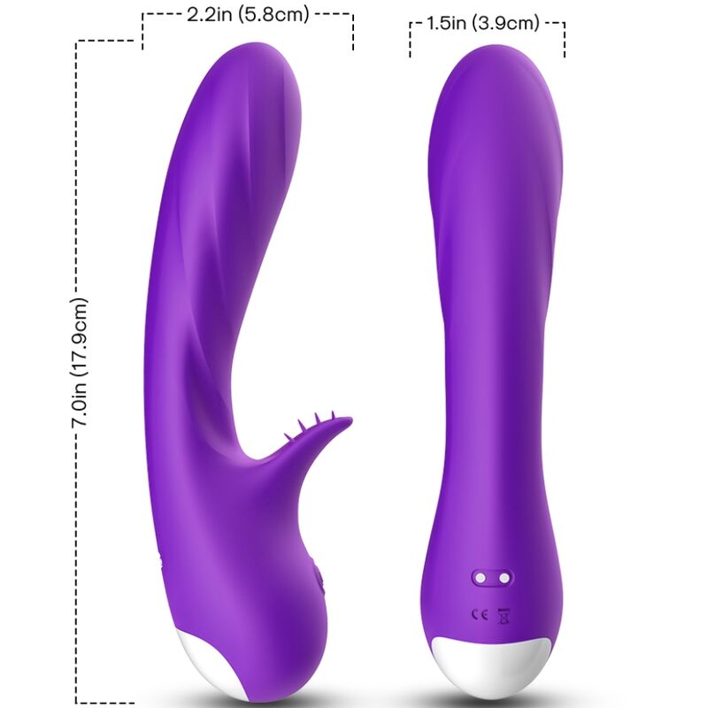 ARMONY – ROMANCE VIBRADOR CON ESTIMULADOR VIOLETA