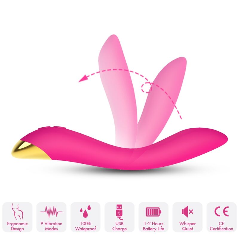 ARMONY – FLAMINGO VIBRADOR MULTIPOSICION FUCSIA