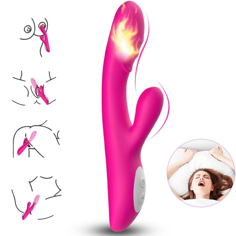 ARMONY – SPARK VIBRADOR EFECTO CALOR FUCSIA