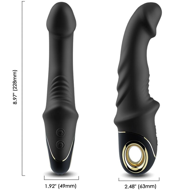 ARMONY – JOYBLADE DILDO VIBRADOR ROTADOR NEGRO