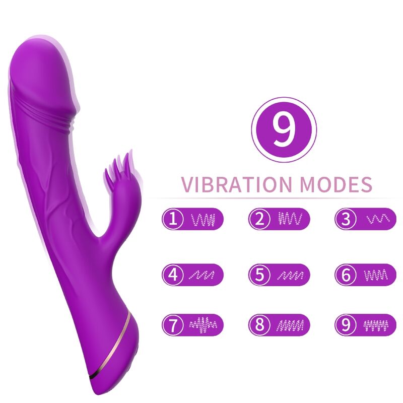 ARMONY – DILDO VIBRADOR RABBIT SILICONA VIOLETA