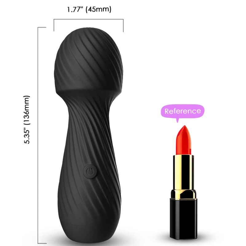 ARMONY – DAZZLE MASAJEADOR  VIBRADOR PEQUEÑO NEGRO