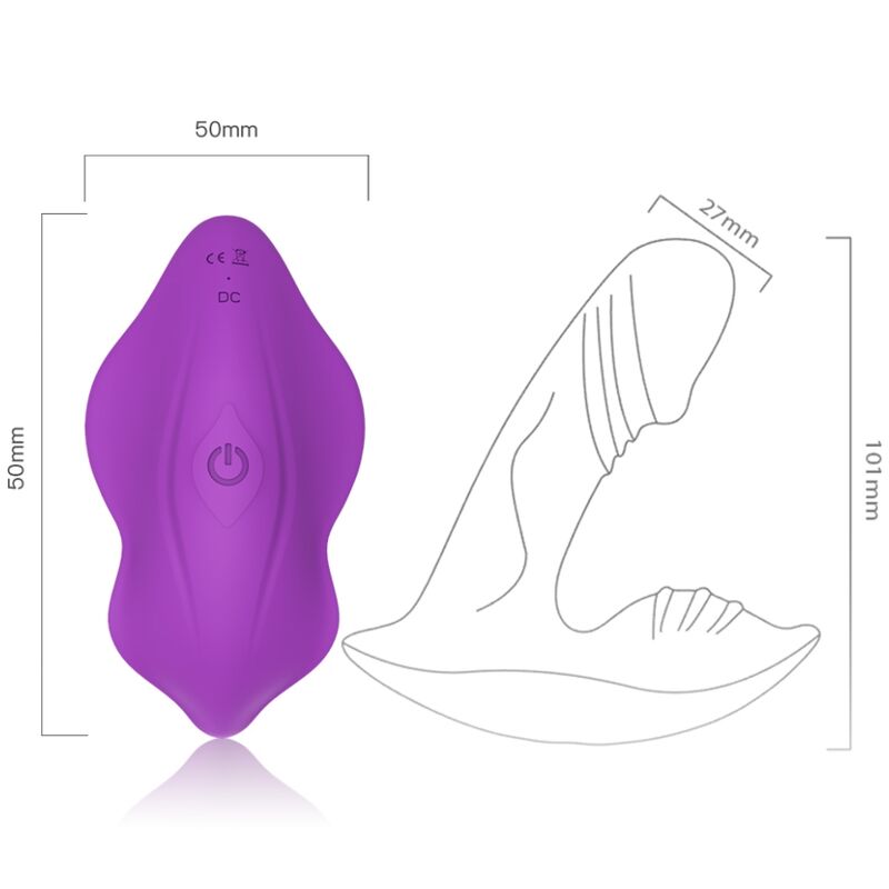 ARMONY – WHISTLE VIBRADOR INTRODUCIBLE CONTROL REMOTO VIOLETA