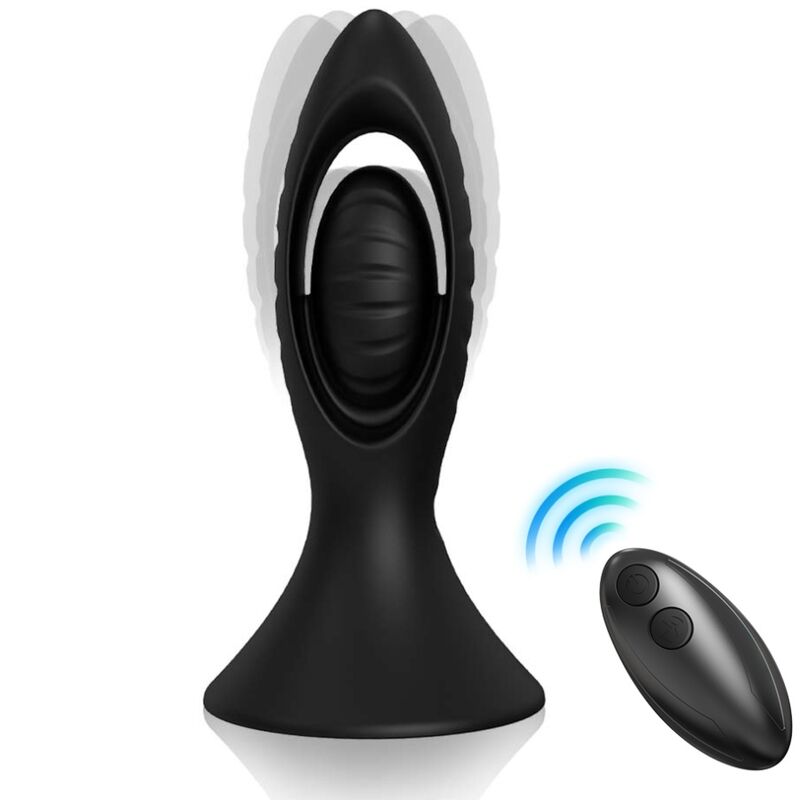 ARMONY – VIBRADOR  PLUG ANAL SILICONA NEGRO