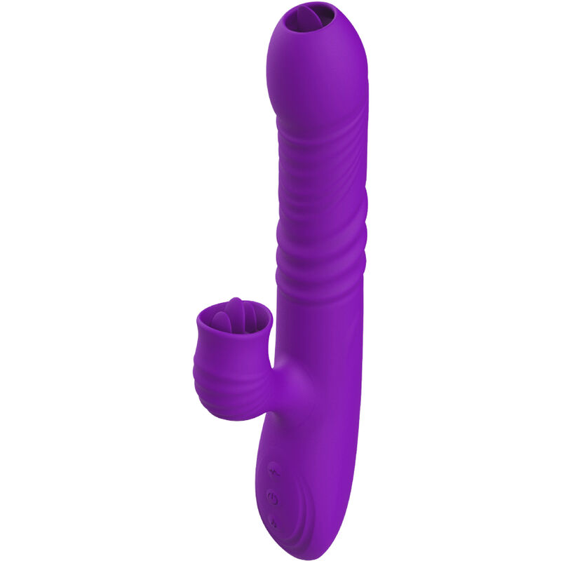 ARMONY – FULLY GSPOT VIBRADOR RABBIT CON LENGUA ESTIMULADORA EFECTO CALOR VIOLETA