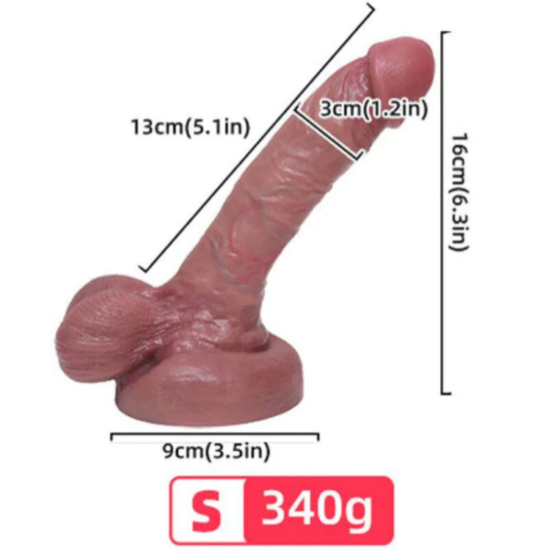 ARMONY – DILDO REALISTICO SILICONA LIQUIDA 13 CM