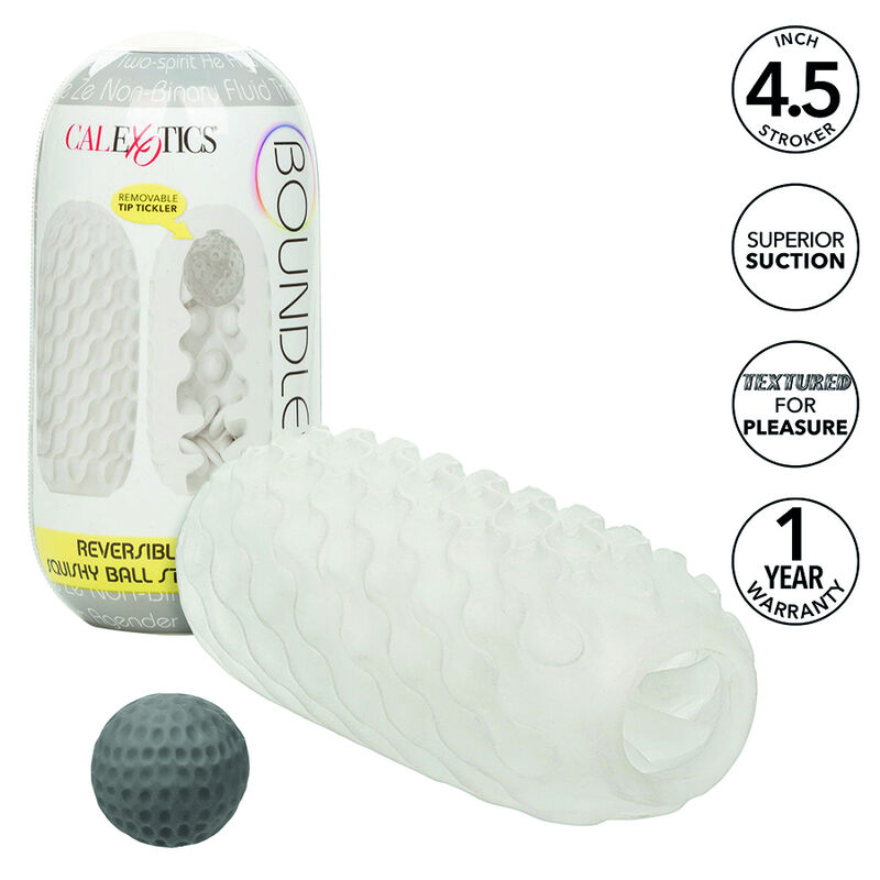 CALEXOTICS – BOUNDLESS STROKER BLANDO REVERSIBLE GRIS