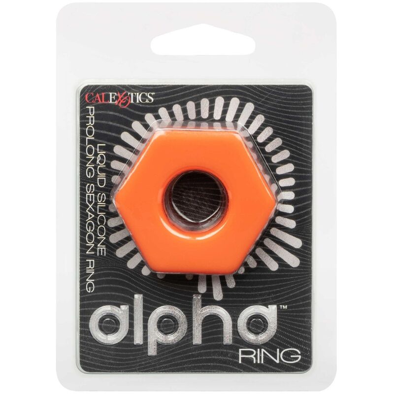 CALEXOTICS – ALPHA ANILLO PROLONG SEXGONO NARANJA