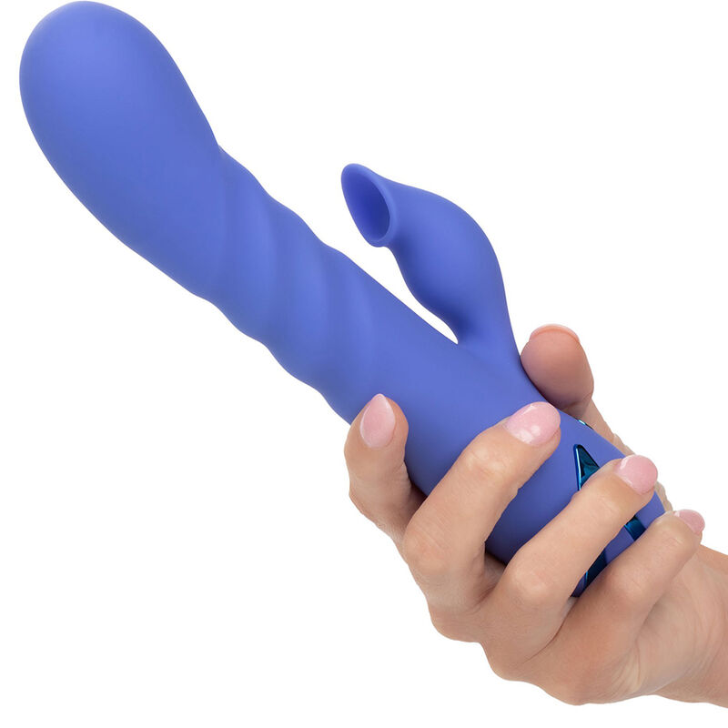 CALEXOTICS – L.A LOVE VIBRADOR  SUCCIONADOR AZUL BY CALIFORNIA DREAMING