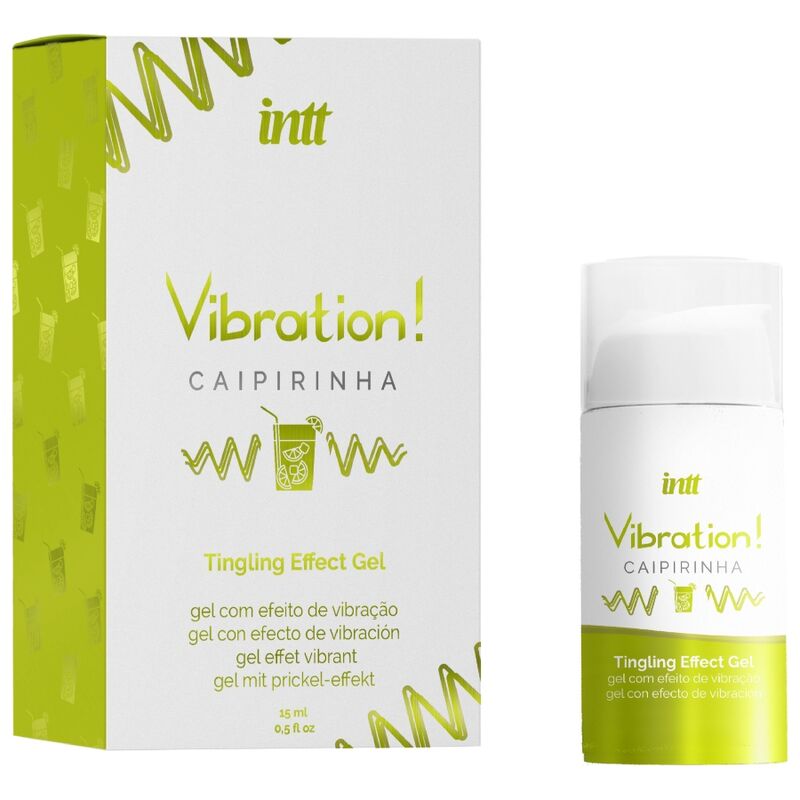 INTT – POTENTE ESTIMULANTE ÍNTIMO GEL VIBRADOR LIQUIDO CAIPIRINHA 15 ML