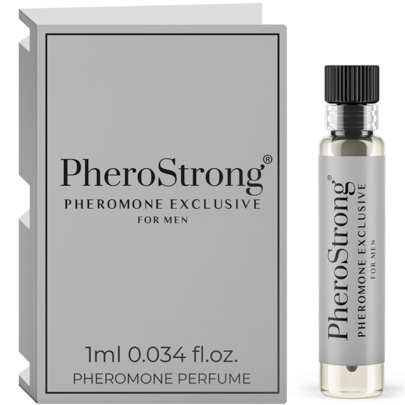 PHEROSTRONG – PERFUME CON FEROMONAS EXCLUSIVE PARA HOMBRE 1 ML