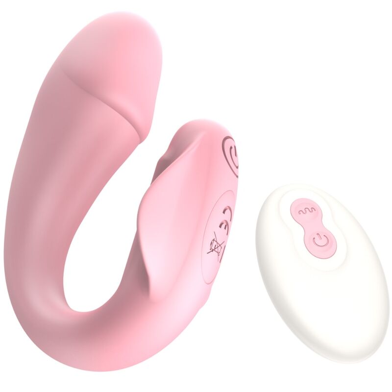 ARMONY – FRESHFUN CICI VIBRADOR STRAP-ON CONTROL REMOTO Y APP 10 VIBRACIONES ROSA