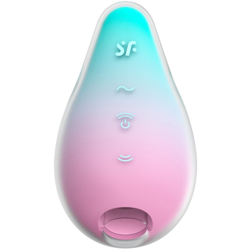 SATISFYER – MERMAID VIBES ESTIMULADOR  VIBRADOR MENTA Y ROSA