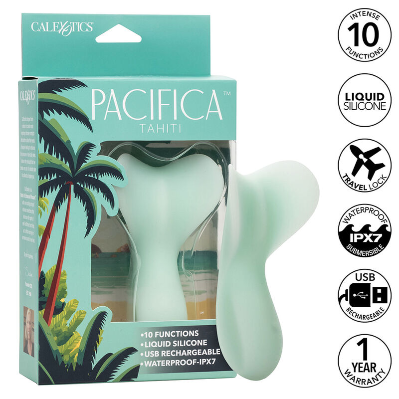 CALEXOTICS – PACIFICA TAHITI ESTIMULADOR 10 FUNCIONES AQUA