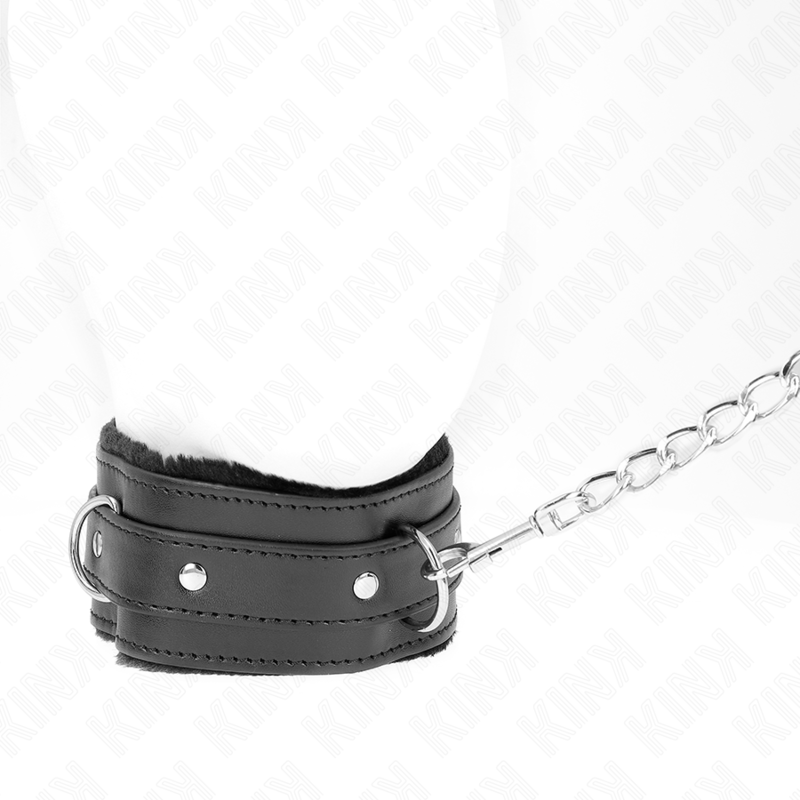 KINK – COLLAR CON CORREA 65 CM CON RESTRICCIONES NEGRO AJUSTABLE 36-42 CM X 5.5 CM