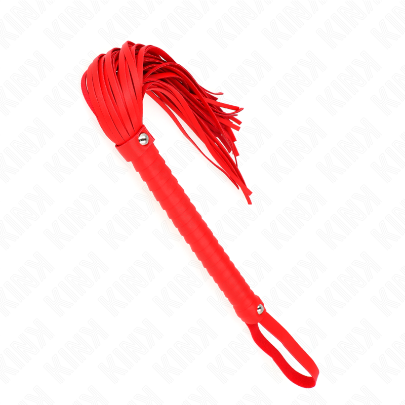 KINK – LÁTIGO CON MANGO TEXTURIZADO ROJO 48.5 CM