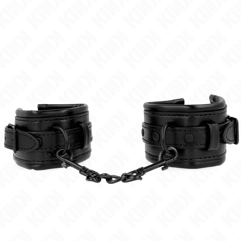 KINK – MUÑEQUERAS AJUSTABLE NEGRO 20-30 CM X 6 CM