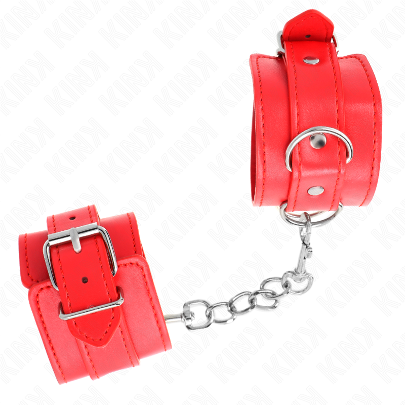 KINK – MUÑEQUERAS SENCILLAS ROJO AJUSTABLE 20-23 CM X 5.5 CM