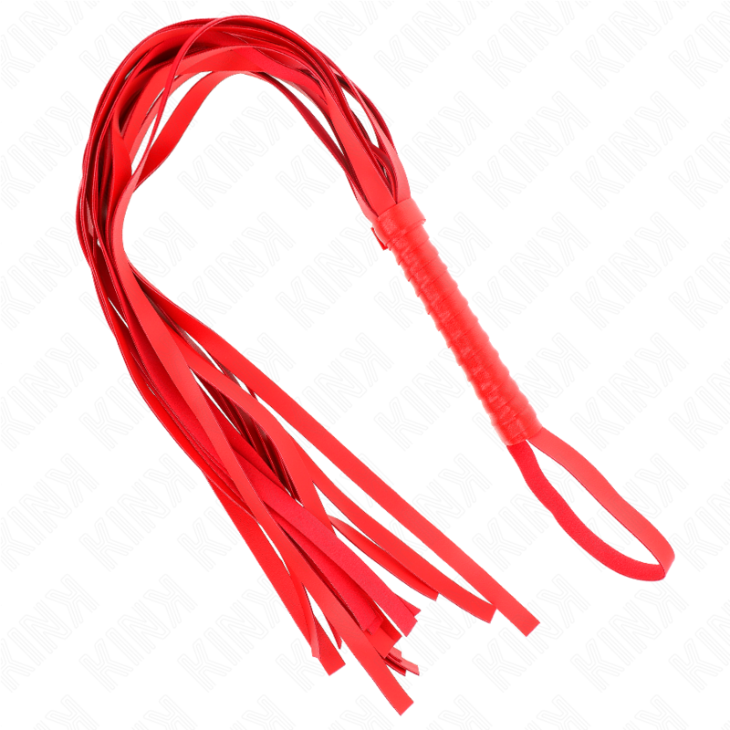 KINK – LÁTIGO DE COLA LARGA Y MANGO CORTO ROJO 70 CM