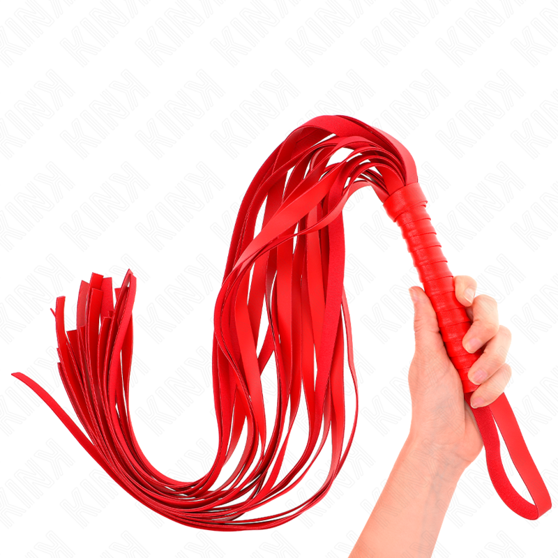 KINK – LÁTIGO DE COLA LARGA Y MANGO CORTO ROJO 70 CM