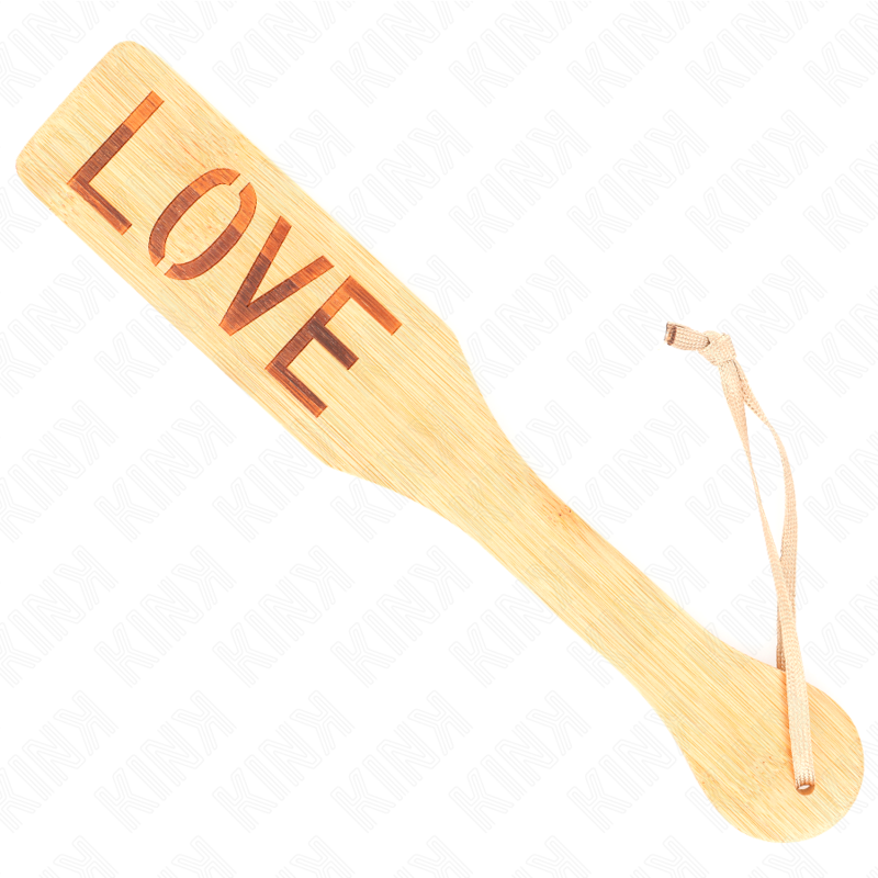 KINK – PALA DE BAMBÚ PALABRA LOVE 32 X 5.5 CM