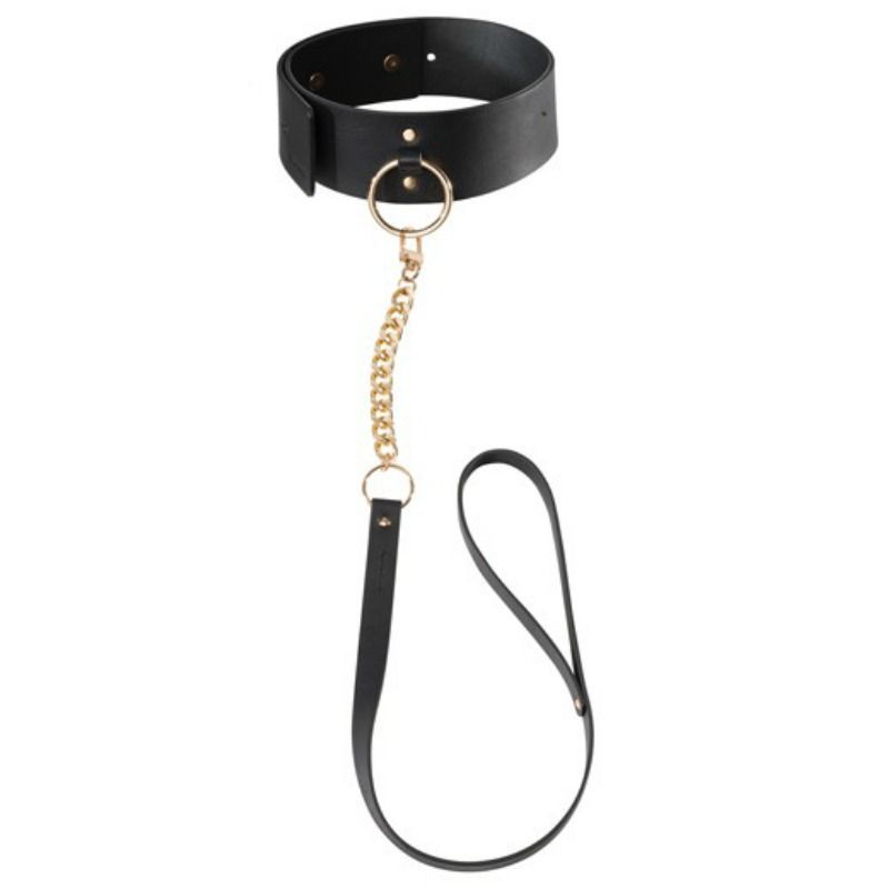 BIJOUX INDISCRETS MAZE – COLLAR CON CORREA NEGRO