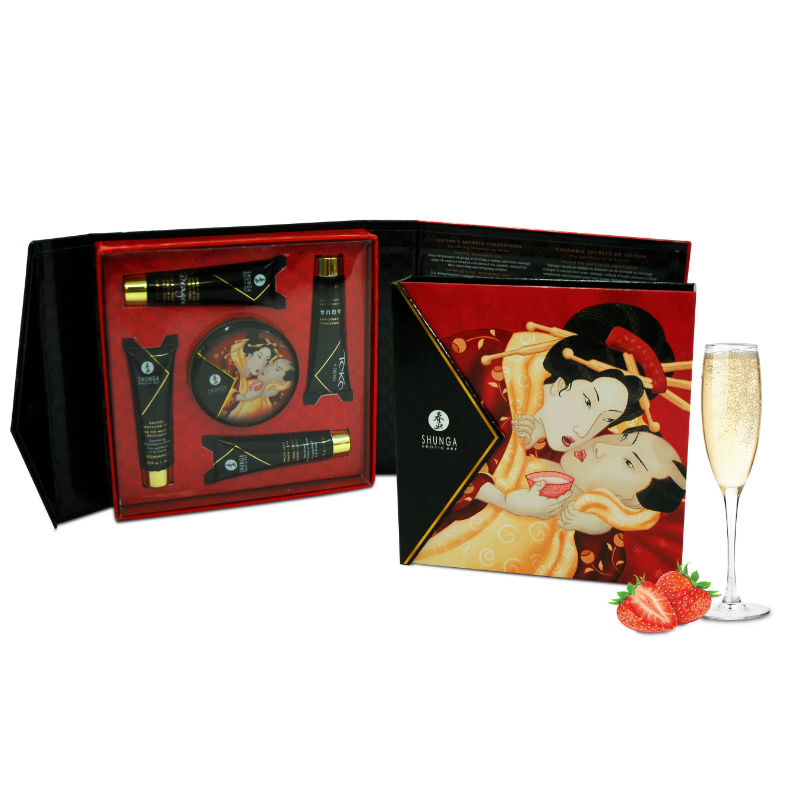 SHUNGA – KIT SECRET GEISHA FRESAS Y CAVA