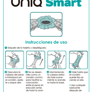 UNIQ – SMART PRESERVATIVOS PRE-ERECCIÓN SIN LATEX 3 UNIDADES