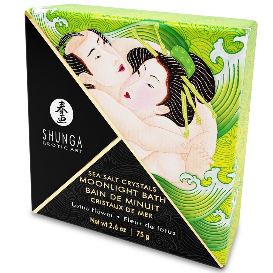 SHUNGA – SALES DE BAÑO AROMATIZADAS LOTUS 75 GR