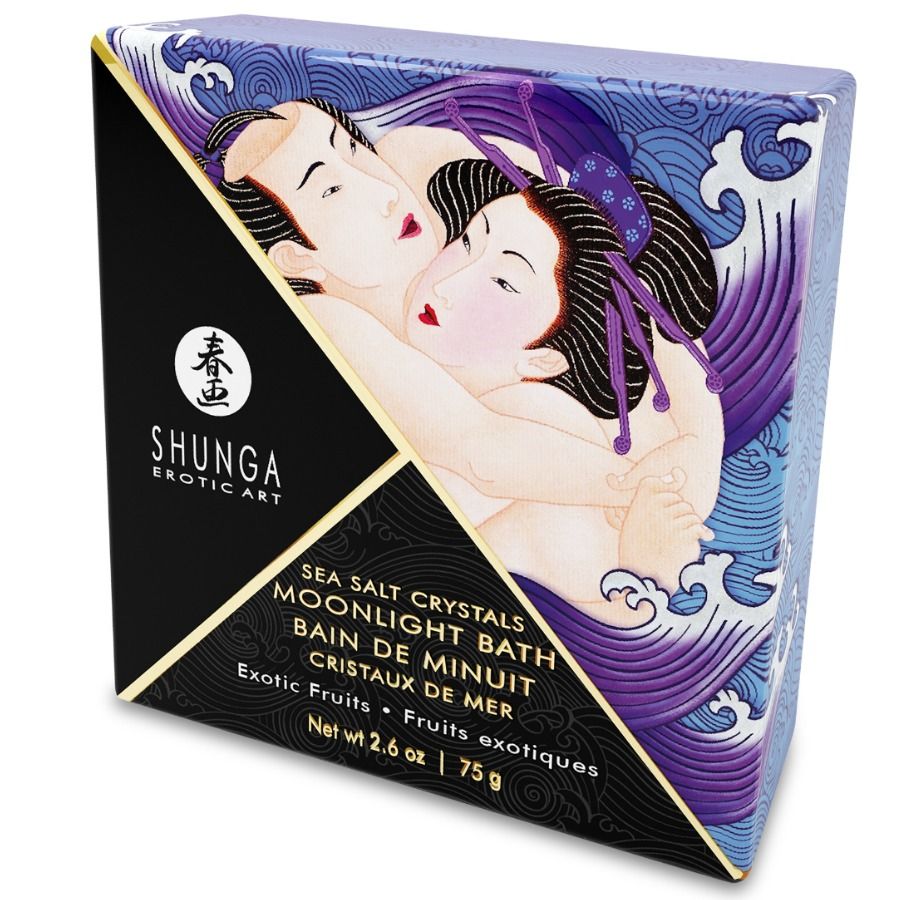 SHUNGA – SALES DE BAÑO AROMATIZADAS EXOTIC PURPLE 75 GR