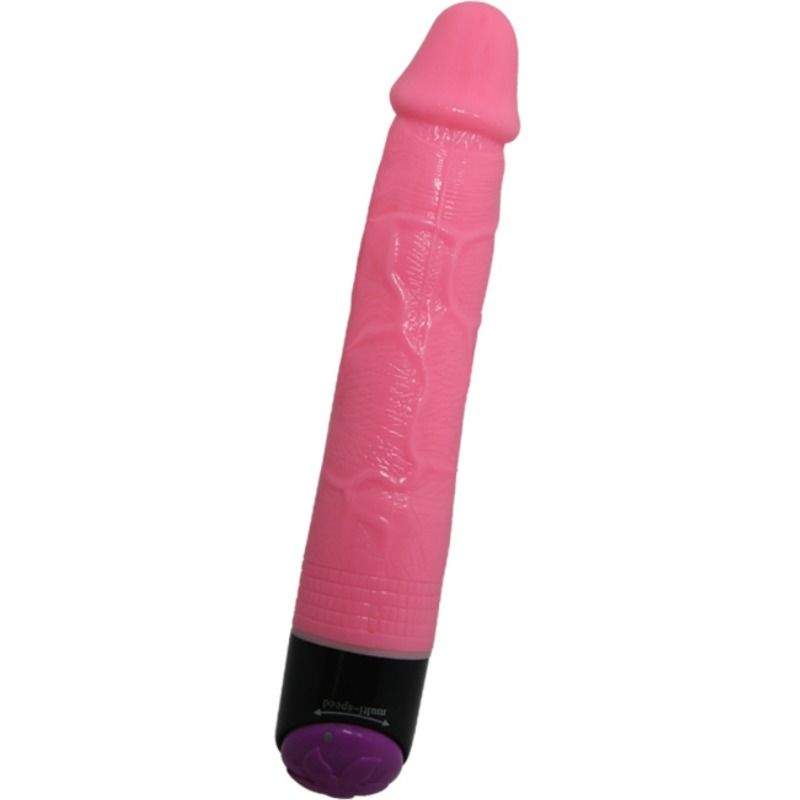 BAILE – COLORFUL SEX VIBRADOR REALISTICO ROSA 23 CM