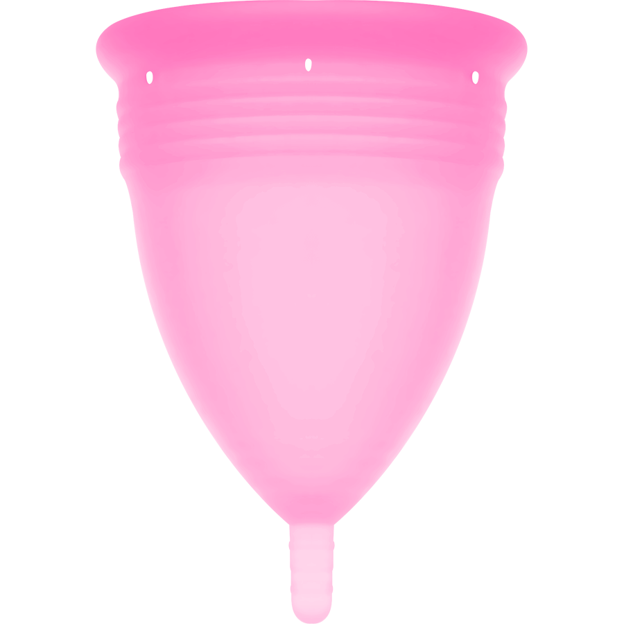 STERCUP – COPA MENSTRUAL FDA SILICONA ROSA – TALLA L