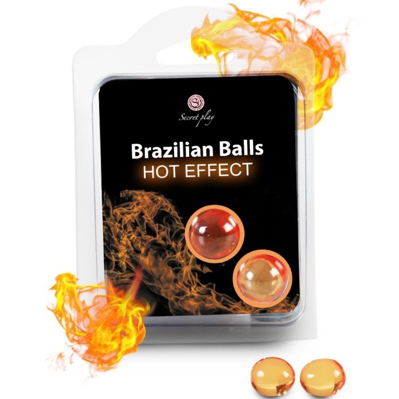 SECRETPLAY – BRAZILIAN BALLS EFECTO CALOR 2 UNIDADES