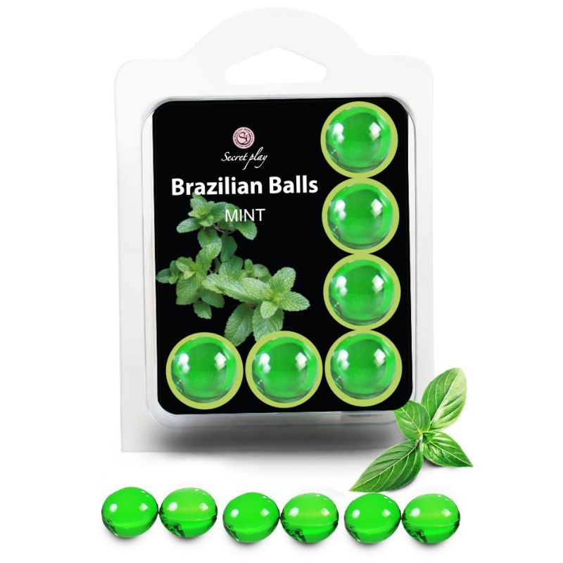 SECRETPLAY – SET 6 BRAZILIANS BALLS MENTA