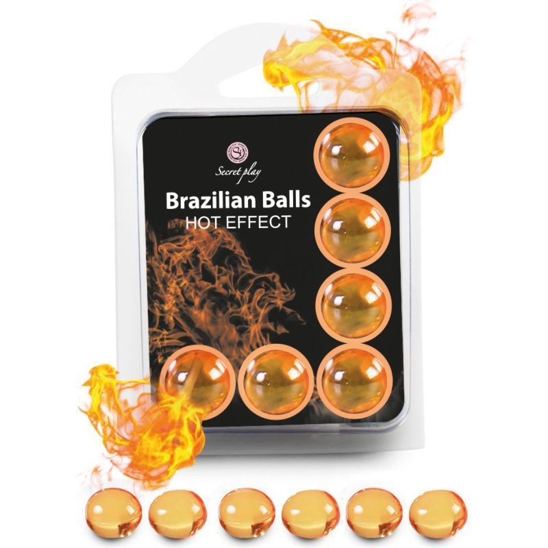 SECRETPLAY – SET 6 BRAZILIAN BALLS EFECTO CALOR