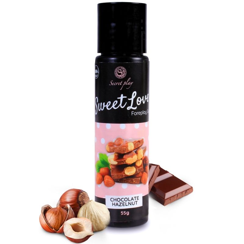 SECRETPLAY – GEL SWEET LOVE CHOCOLATE CON AVELLANAS 60 ML