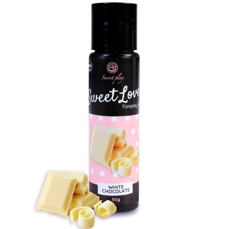 SECRETPLAY – GEL SWEET LOVE CHOCOLATE BLANCO 60 ML