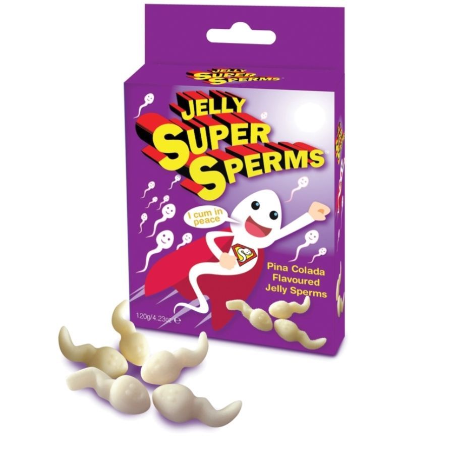 SPENCER  FLEETWOOD – JELLY SUPER SPERM GOMINOLAS FORMA ESPERMA 120 GR