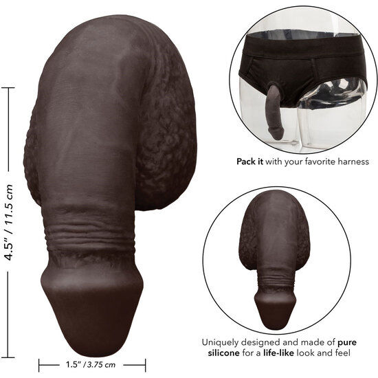 CALEXOTICS – PACKING PENIS PENE DE SILICONA 12.75CM NEGRO