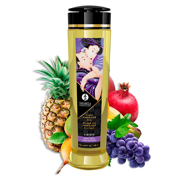 SHUNGA – ACEITE DE MASAJE EROTICO LIBIDO 240 ML