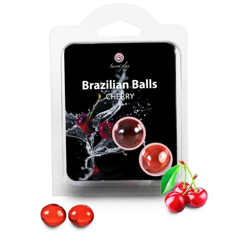 SECRETPLAY – BRAZILIAN BALLS CEREZA SET 2 BOLAS