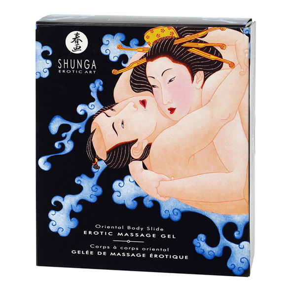 SHUNGA – GEL DE MASAJE EROTICO CUERPO A CUERPO ORIENTAL FRUTAS EXOTICAS