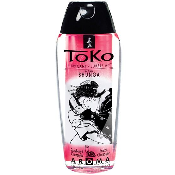 SHUNGA – TOKO AROMA LUBRICANTE FRESAS Y CHAMPAGNE