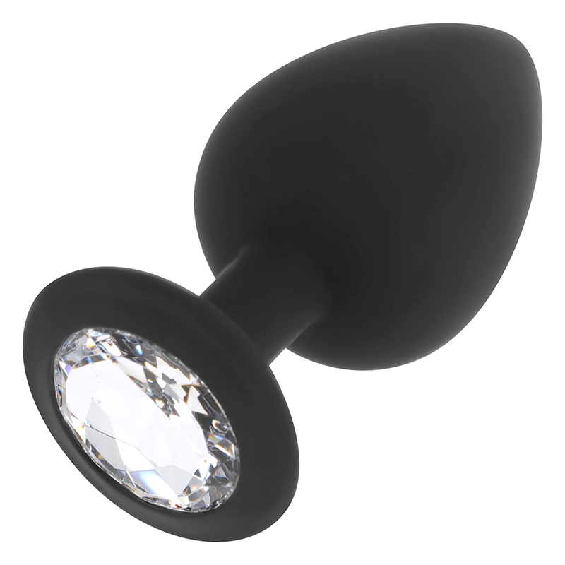 OHMAMA – PLUG ANAL SILICONA DIAMOND TALLA L 9 CM